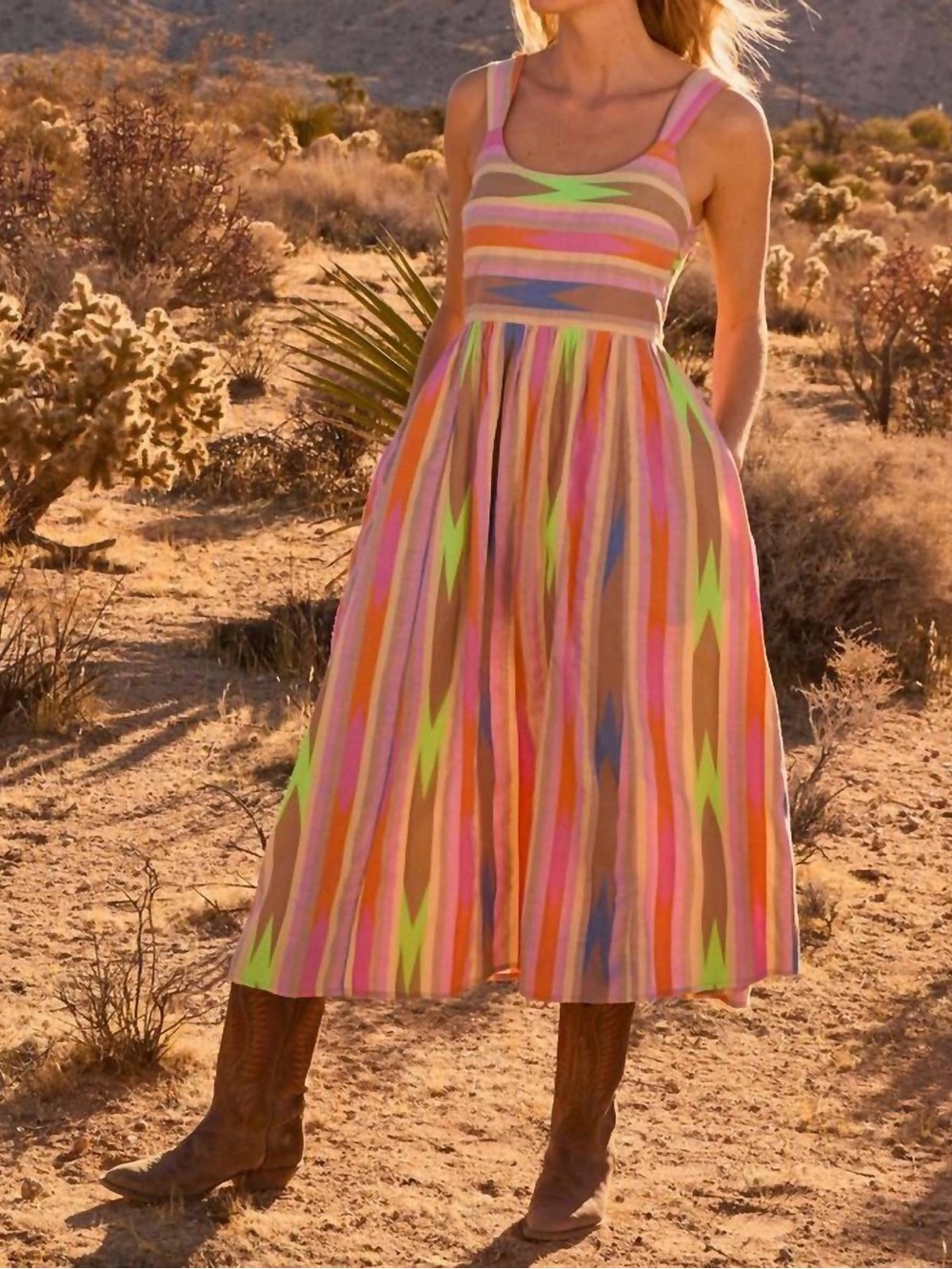 Anthropologie Heat Wave Sadie Midi Dress
